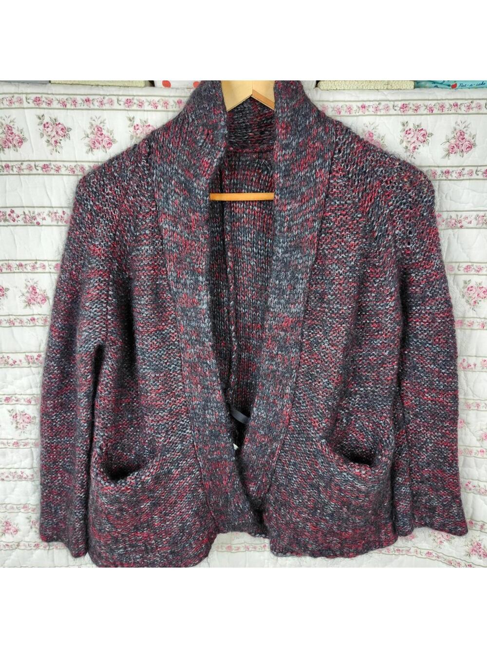 Twelfth Street by Cynthia Vincent Wool Cashmere Blend Cardigan S